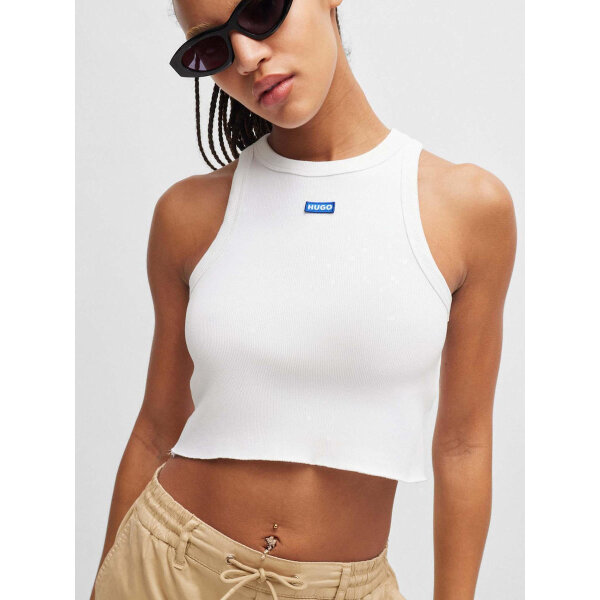 Γυναικείο Jersey Tops Λευκό HUGO BLUE 50511450-100 - Image 1