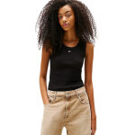 ΓΥΝΑΙΚΕΙΑ ΜΠΛΟΥΖΑ TJW ESSENTIAL RIB TANK TOMMY JEANS DW0DW20673-BDS