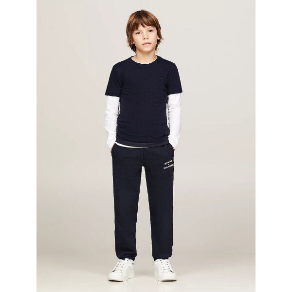 20250912163327_9b644ded ΠΑΙΔΙΚΗ ΜΠΛΟΥΖΑ ΑΓΟΡΙ BASIC CN KNIT TOMMY JEANS KB0KB04140-420 - Image 1