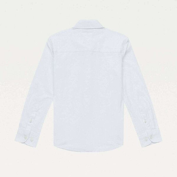 ΠΑΙΔΙΚΟ ΠΟΥΚΑΜΙΣΟ ΛΕΥΚΟ ΑΓΟΡΙ SOLID STRETCH POPLIN  TOMMY JEANS KB0KB06965-YBR - Image 6