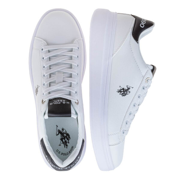 Ανδρικό Παπούτσι U.S POLO ASSN  CODY010-WHI-BLK01 - Image 4
