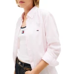 ΓΥΝΑΙΚΕΙΟ ΠΟΥΚΑΜΙΣΟ ΡΟΖ TJW REG POPLIN SHIRT EXT TOMMY JEANS DW0DW22211-0D1 - Image 3