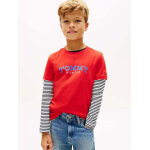 ΠΑΙΔΙΚΗ ΜΠΛΟΥΖΑ MONOGRAM GRAPHIC ΚΟΚΚΙΝΟ  ΑΓΟΡΙ TOMMY JEANS KB0KB10263-XL8