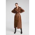 Γυναικείο Παλτό από δερματίνη LINKIE TRENCH COAT MIND MATTER MML25-02-06-013_CAMEL - Image 3