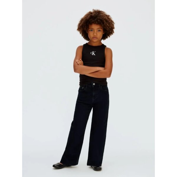 ΠΑΙΔΙΚΗ ΜΠΛΟΥΖΑ  CK LOGO TANK TOP ΚΟΡΙΤΣΙ ΜΑΥΡΟ  CALVIN KLEIN LVCKSJB10G-BEH - Image 3