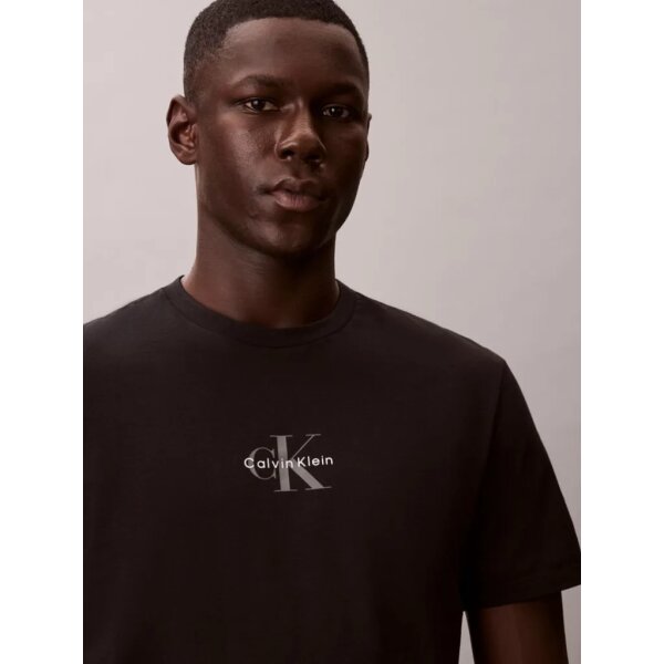 ΑΝΔΡΙΚΗ ΜΠΛΟΥΖΑ SS 30S MICRO MONOLOGO GRAPHIC  CALVIN KLEIN LV04RB866G-UB1 - Image 3