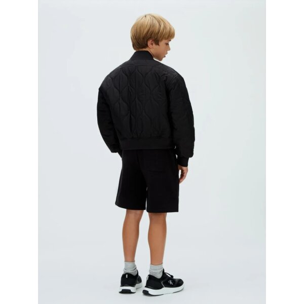 ΠΑΙΔΙΚΟ MONO LOGO RELAXED SHORTS UNISEX ΜΑΥΡΟ  CALVIN KLEIN LV1CKSJC51A-BEH - Image 4