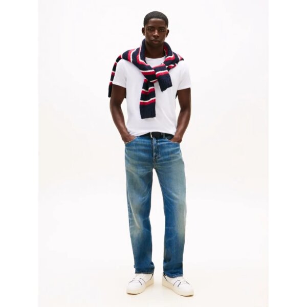 ΑΝΔΡΙΚΟ TJM XSLIM JERSEY TEE TOMMY JEANS DM0DM04411-100 ΛΕΥΚΟ - Image 2