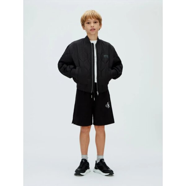 ΠΑΙΔΙΚΟ MONO LOGO RELAXED SHORTS UNISEX ΜΑΥΡΟ  CALVIN KLEIN LV1CKSJC51A-BEH - Image 5