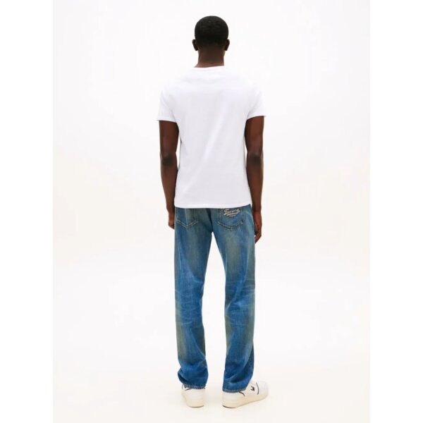 ΑΝΔΡΙΚΟ TJM XSLIM JERSEY TEE TOMMY JEANS DM0DM04411-100 ΛΕΥΚΟ - Image 3