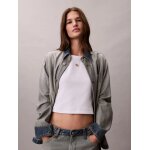 ΓΥΝΑΙΚΕΙΑ ΜΠΛΟΥΖΑ A- WOVEN LABEL 2X2 RIB BABY TE CALVIN KLEIN LV047C200G-YAA - Image 5