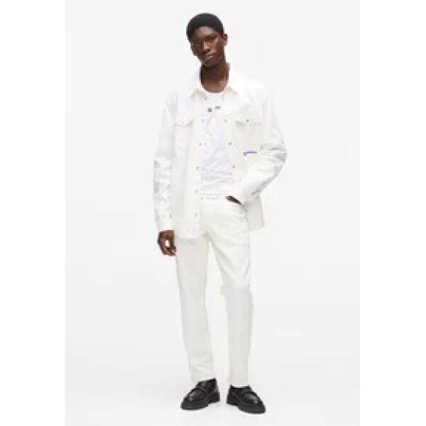 ΑΝΔΡΙΚΗ ΜΠΛΟΥΖΑ  KARL LAGERFELD JEANS B2M17055-100 ΛΕΥΚΟ - Image 4