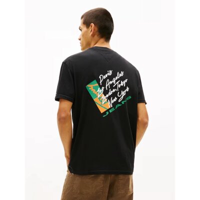 ΑΝΔΡΙΚΗ ΜΠΛΟΥΖΑ TJM REG SIGN SHIFT SS TEE EXT TOMMY JEANS DM0DM22533-BDS