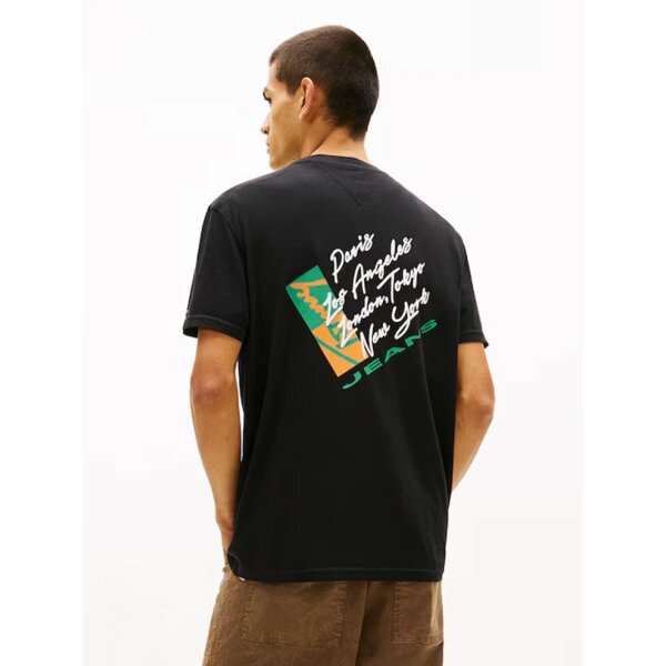 ΑΝΔΡΙΚΗ ΜΠΛΟΥΖΑ TJM REG SIGN SHIFT SS TEE EXT TOMMY JEANS DM0DM22533-BDS - Image 1