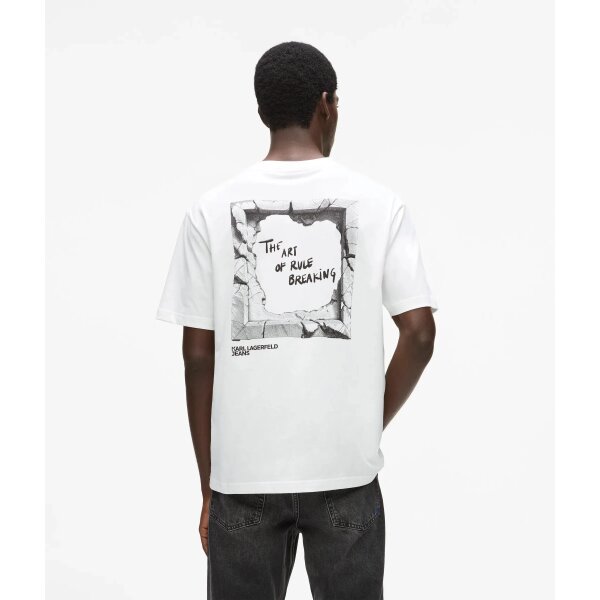 ΑΝΔΡΙΚΗ ΜΠΛΟΥΖΑ  KARL LAGERFELD JEANS B2M17063-100 ΛΕΥΚΟ - Image 3