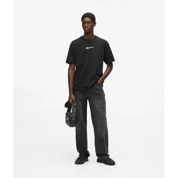 ΑΝΔΡΙΚΗ ΜΠΛΟΥΖΑ  KARL LAGERFELD JEANS B2M17090-999 ΜΑΥΡΟ - Image 4