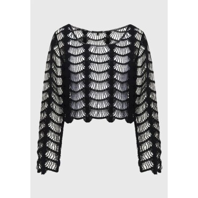 Γυναικεία Μπλούζα Με Μακρύ Μανίκι Funky Buddha FBL013-102-07-BLACK