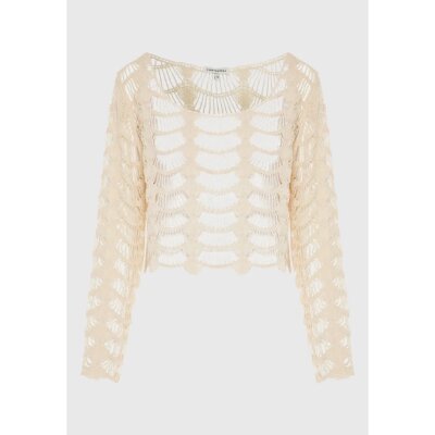 Γυναικεία Μπλούζα Με Μακρύ Μανίκι Funky Buddha FBL013-102-07-CHALK