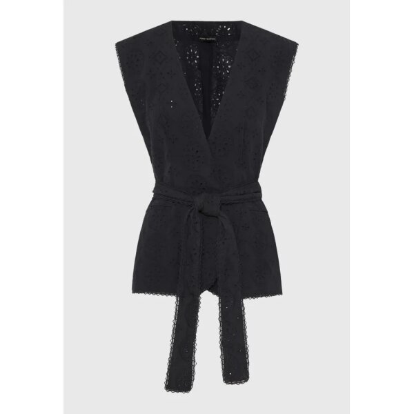 Γυναικείο Γιλέκο Funky Buddha FBL013-111-01-BLACK - Image 2