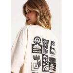Γυναικεία Μπλούζα Κοντό Μανίκι Και Τύπωμα Funky Buddha FBL013-126-04-CHALK - Image 3