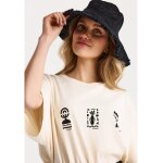 Γυναικεία Μπλούζα Κοντό Μανίκι Και Τύπωμα Funky Buddha FBL013-126-04-CHALK - Image 5