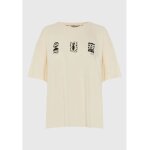 Γυναικεία Μπλούζα Κοντό Μανίκι Και Τύπωμα Funky Buddha FBL013-126-04-CHALK - Image 6