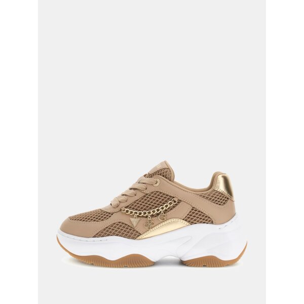 ΓΥΝΑΙΚΕΙΟ ΠΑΠΟΥΤΣΙ ΜΕ ΑΛΥΣΙΔΑ ΛΟΓΟΤΥΠΟΥ HARPAA GUESS FLPHARELE12 - Image 3