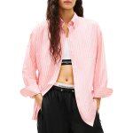 ΓΥΝΑΙΚΕΙΟ ΠΟΥΚΑΜΙΣΟ ΡΙΓΕ ΡΟΖ TOMMY JEANS DW0DW22218-0D2