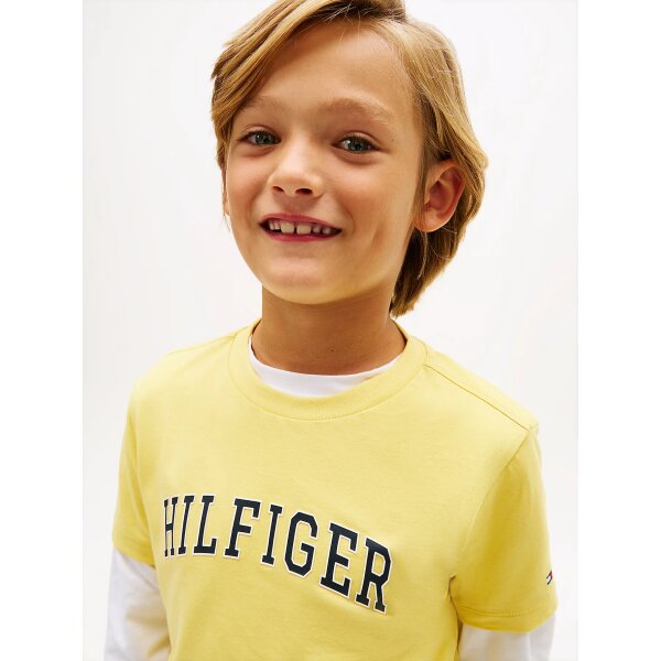 ΠΑΙΔΙΚΗ ΜΠΛΟΥΖΑ HILFIGER VARSITY ΚΙΤΡΙΝΟ ΑΓΟΡΙ TOMMY JEANS KB0KB10420-ZGP - Image 2