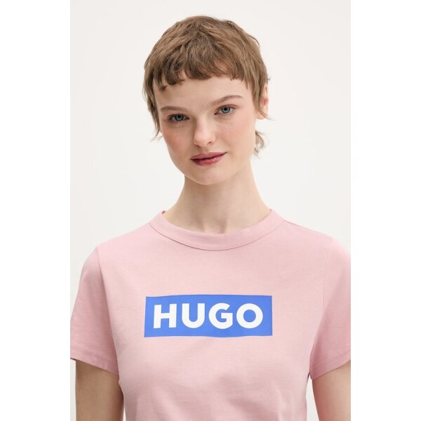 Γυναικεία Μπλούζα Ρόζ HUGO BLUE 50510772-681 - Image 5