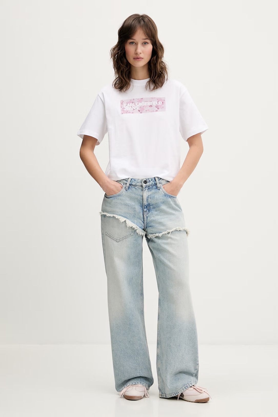 SS26-TSD1LL-00X_F2 ΓΥΝΑΙΚΕΙΑ ΜΠΛΟΥΖΑ KARL LAGERFELD JEANS B2W17071-100 - Image 1
