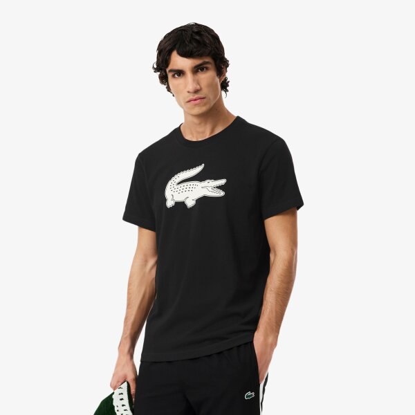 TH2042_258_20 Ανδρικό SPORT 3D Print Crocodile Breathable Jersey T-shirt Lacoste TH2042-258 - Image 1