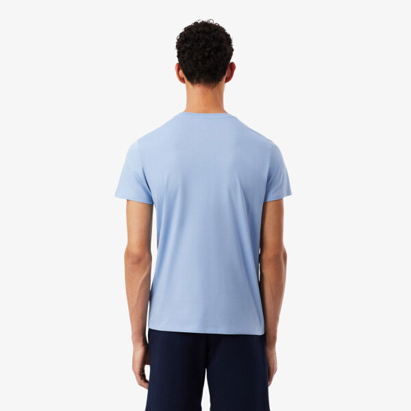 Ανδρική Μπλούζα Pima Cotton Jersey με Λαιμόκοψη Lacoste  TH6709-AEY - Image 3