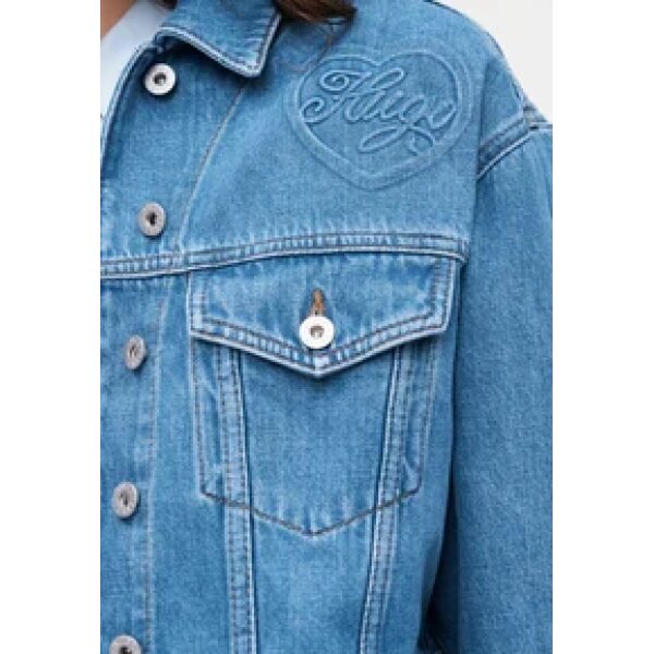 ΓΥΝΑΙΚΕΙΟ Denim Jackets ΜΠΛΕ HUGO BLUE 50556970-447 - Image 4