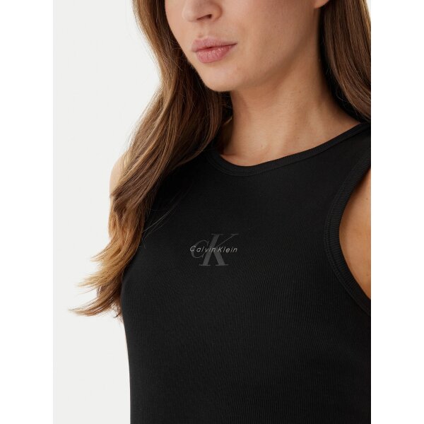 ΓΥΝΑΙΚΕΙΟ  SL MONOLOGO BABY RIB TANK MIDI ΜΑΥΡΟ  CALVIN KLEIN LV047F242G-UB1 - Image 3
