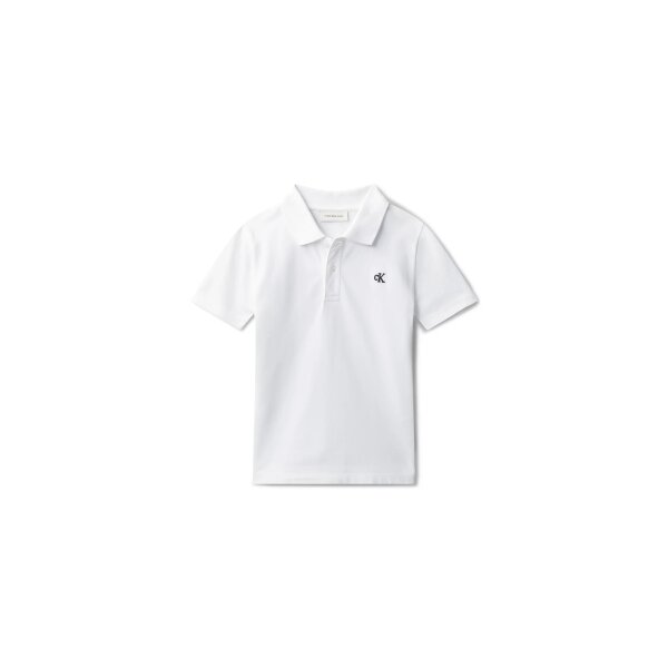 ΠΑΙΔΙΚΗ ΜΠΛΟΥΖΑ  SOLID POLO ΑΓΟΡΙ ΛΕΥΚΟ CALVIN KLEIN LVCKSJB29B-YAF - Image 4