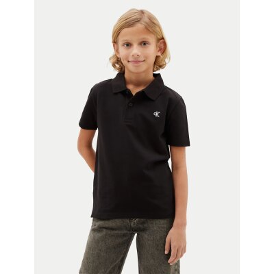 ΠΑΙΔΙΚΗ ΜΠΛΟΥΖΑ SOLID POLO ΑΓΟΡΙ  CALVIN KLEIN LVCKSJB29B-BEH