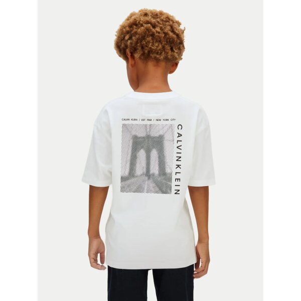 ΠΑΙΔΙΚΗ ΜΠΛΟΥΖΑ BRIDGE SS  ΑΓΟΡΙ ΛΕΥΚΟ CALVIN KLEIN LVCKSJA05B-YAF - Image 3