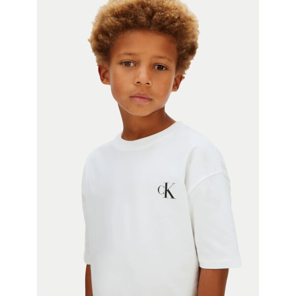 ΠΑΙΔΙΚΗ ΜΠΛΟΥΖΑ BRIDGE SS  ΑΓΟΡΙ ΛΕΥΚΟ CALVIN KLEIN LVCKSJA05B-YAF - Image 4