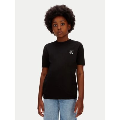 ΠΑΙΔΙΚΗ ΜΠΛΟΥΖΑ CHEST MONO LOGO SS UNISEX ΜΑΥΡΟ CALVIN KLEIN LV1CKSJA32-BEH