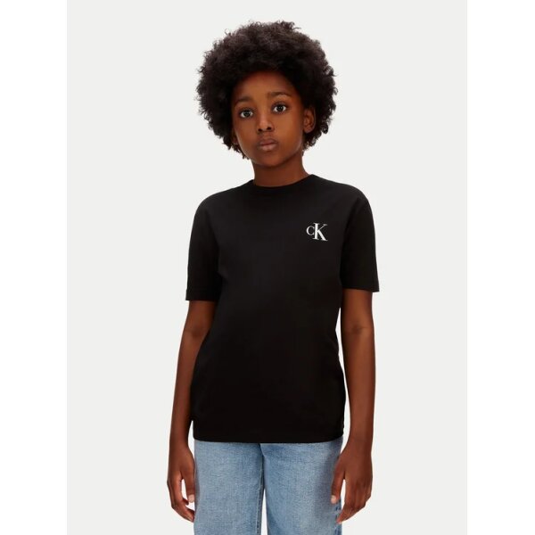 ΠΑΙΔΙΚΗ ΜΠΛΟΥΖΑ CHEST MONO LOGO SS UNISEX ΜΑΥΡΟ CALVIN KLEIN LV1CKSJA32-BEH - Image 6