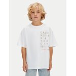 ΠΑΙΔΙΚΟ SQUARE LOGO T-SHIRT ΑΓΟΡΙ ΛΕΥΚΟ  CALVIN KLEIN LVCKSJA02B-YAF