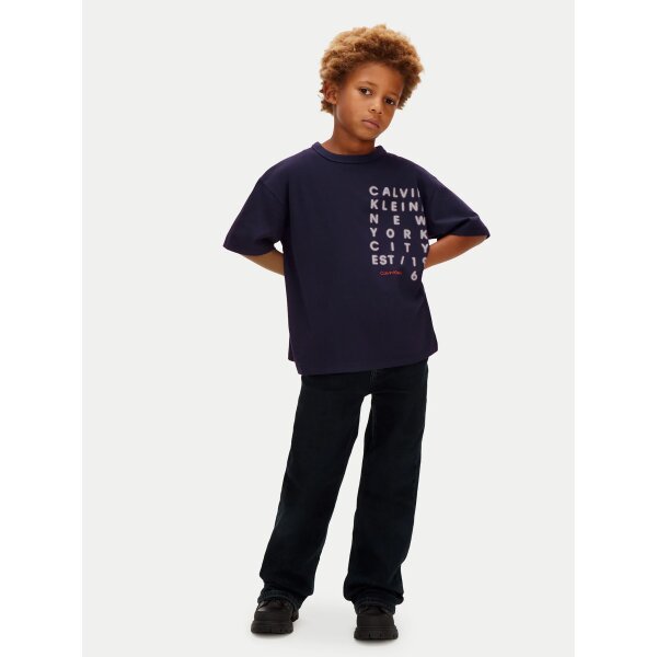 ΠΑΙΔΙΚΟ SQUARE LOGO T-SHIRT ΑΓΟΡΙ ΜΠΛΕ  CALVIN KLEIN LVCKSJA02B-CFE - Image 2