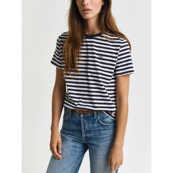 Γυναικεία μπλούζα ριγίε GANT 4200564-433 - Image 3