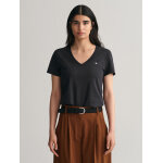 Γυναικεία μπλούζα μαύρη V-Neck GANT 4200750-005