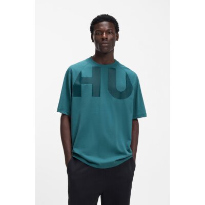 Ανδρική Μπλούζα Loose-fit with wraparound logo HUGO BLUE 50552485-449