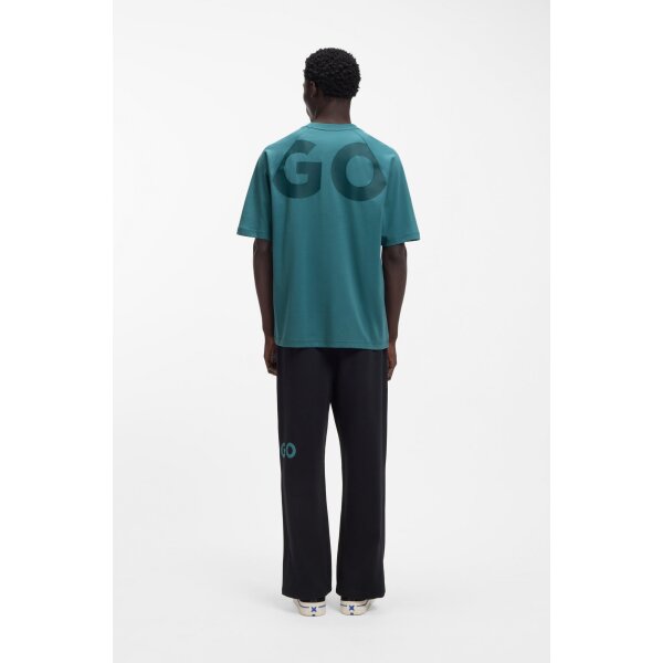 Ανδρική Μπλούζα Loose-fit with wraparound logo HUGO BLUE 50552485-449 - Image 4