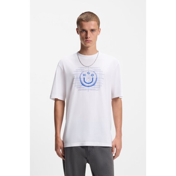 Ανδρική Μπλούζα with logo artwork HUGO BLUE  50554350-100 - Image 1