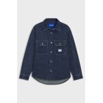 Ανδρικό Oversized-fit shirt in blue denim HUGO BLUE 50556349-403 - Image 2