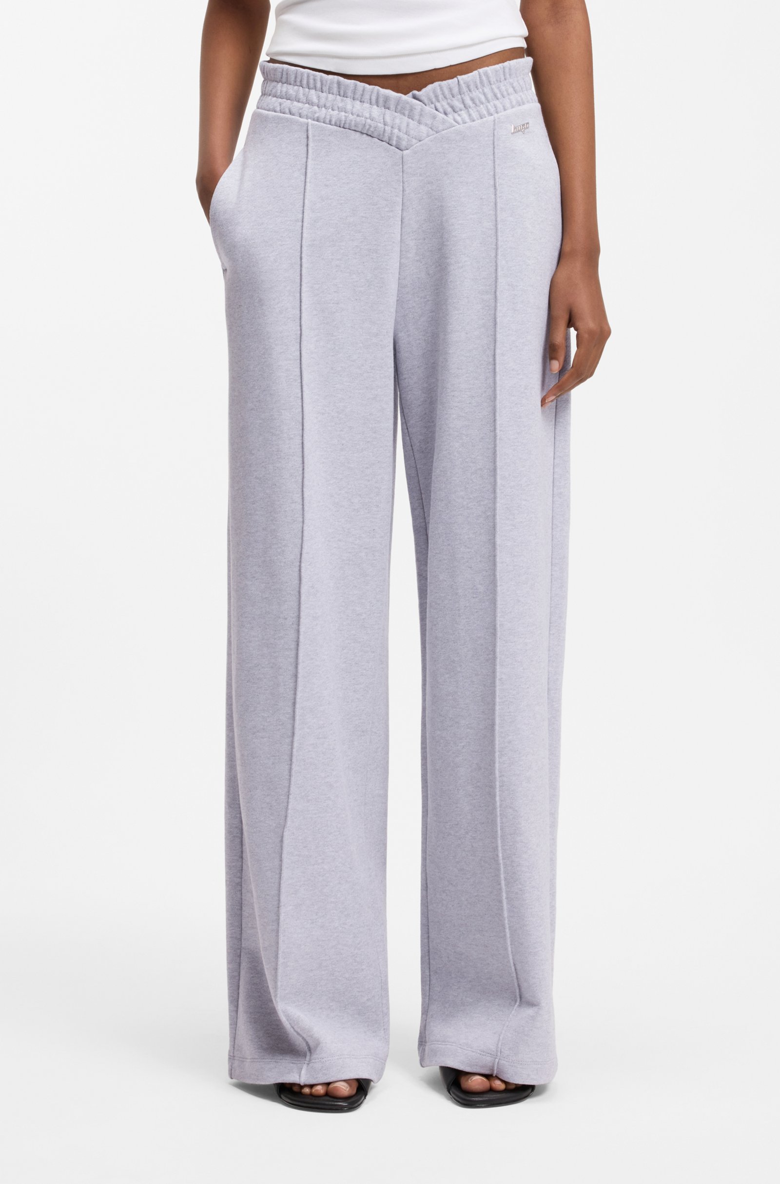 hbeu50563763_064_350 ΓΥΝΑΙΚΕΙΟ ΠΑΝΤΕΛΟΝΙ ΓΚΡΙ HUGO BLUE 50563763-064 - Image 1